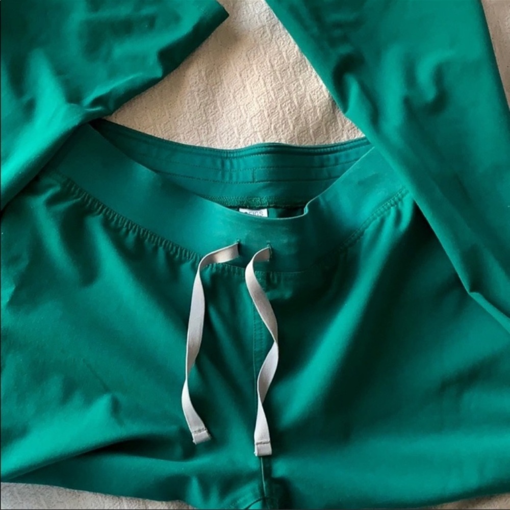 Limited addition hunter green figs scrubs